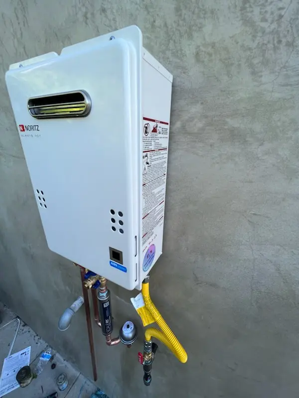 Tankless water heater installation for Andover homes
